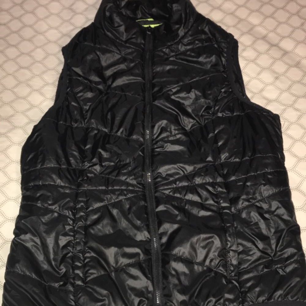 Flirtitude Black Puffy Winter Vest
